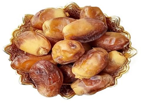 خرما زاهدی تازه دارای رنگ یکنواخت