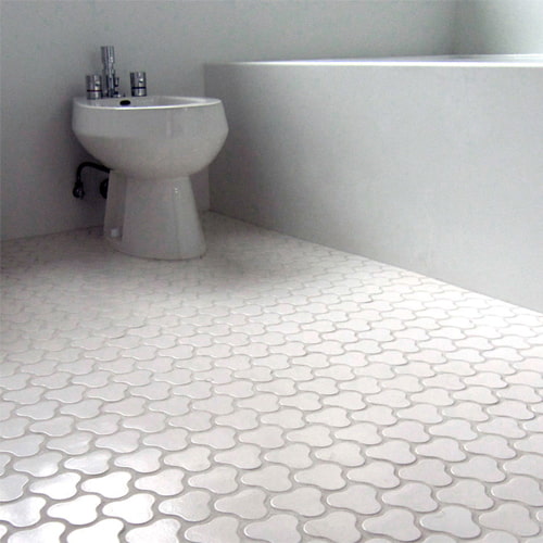 تصویر 2 از کاشی طرح دار سرویس بهداشتی چیدمان بهداشتی دیوار حمام