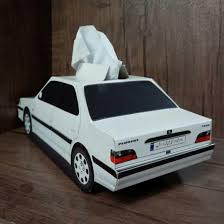 دستمال کاغذی طرح ماشین سبک و جمع‌ و جور برای بیرون خانه