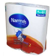 تصویر 1 از دستمال کاغذی نرمه مقاوم با بافت چند لایه