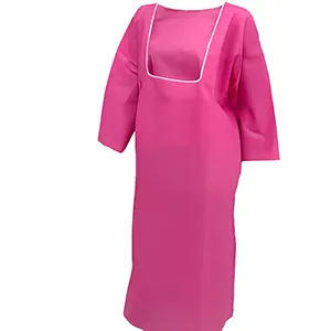 تصویر 2 از گان یکبار مصرف صورتی