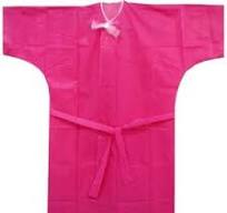 تصویر 3 از گان یکبار مصرف صورتی