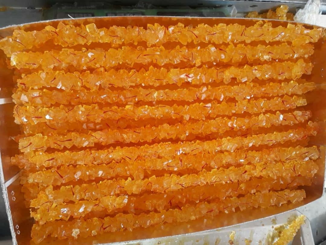 تصویر 3 از نبات زعفرانی ممتاز با کریستال درخشان و عطر طبیعی