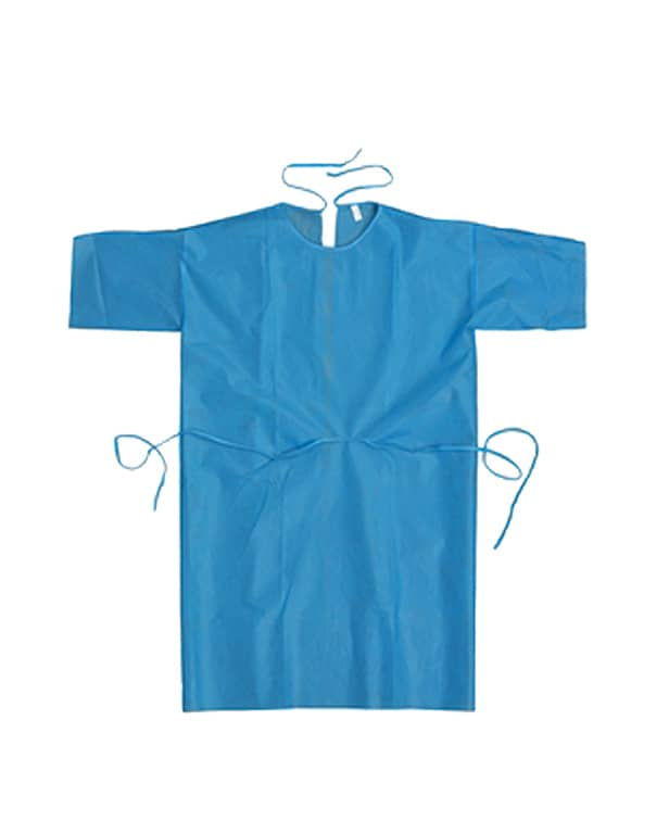 گان لباس کوتاه استاندارد و راحت برای پزشکان