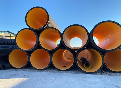 لوله کاروگیت 110 دوجداره فاضلابی با مقاومت بالا و طول عمر عالی