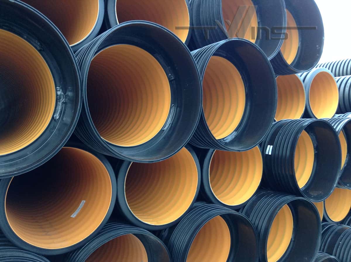 تصویر 1 از لوله کاروگیت 200 پلی‌ اتیلن دوجداره با کیفیت تضمین‌ شده