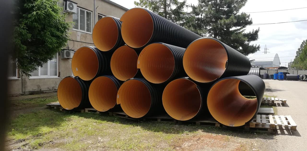 تصویر 3 از لوله کاروگیت 200 پلی‌ اتیلن دوجداره با کیفیت تضمین‌ شده