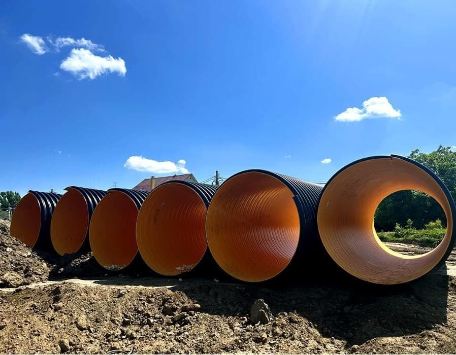 لوله کاروگیت 315 فاضلابی مناسب پروژه‌ های زیر ساختی بزرگ