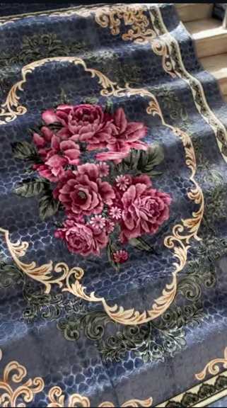 تصویر 1 از پتو فرش شیک با نقش های متنوع