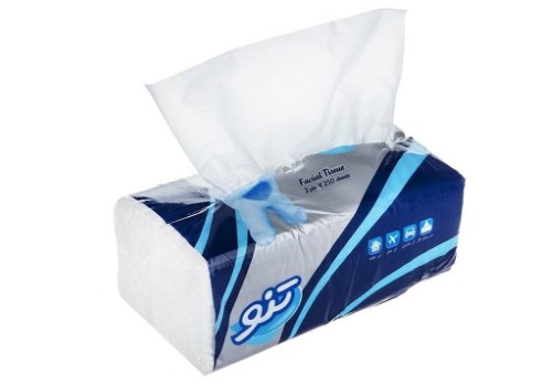 دستمال کاغذی تنو با پوشش ملایم برای مصارف شخصی