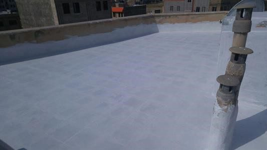 تصویر 1 از ایزوگام مایع سفید پوشش بام روشن