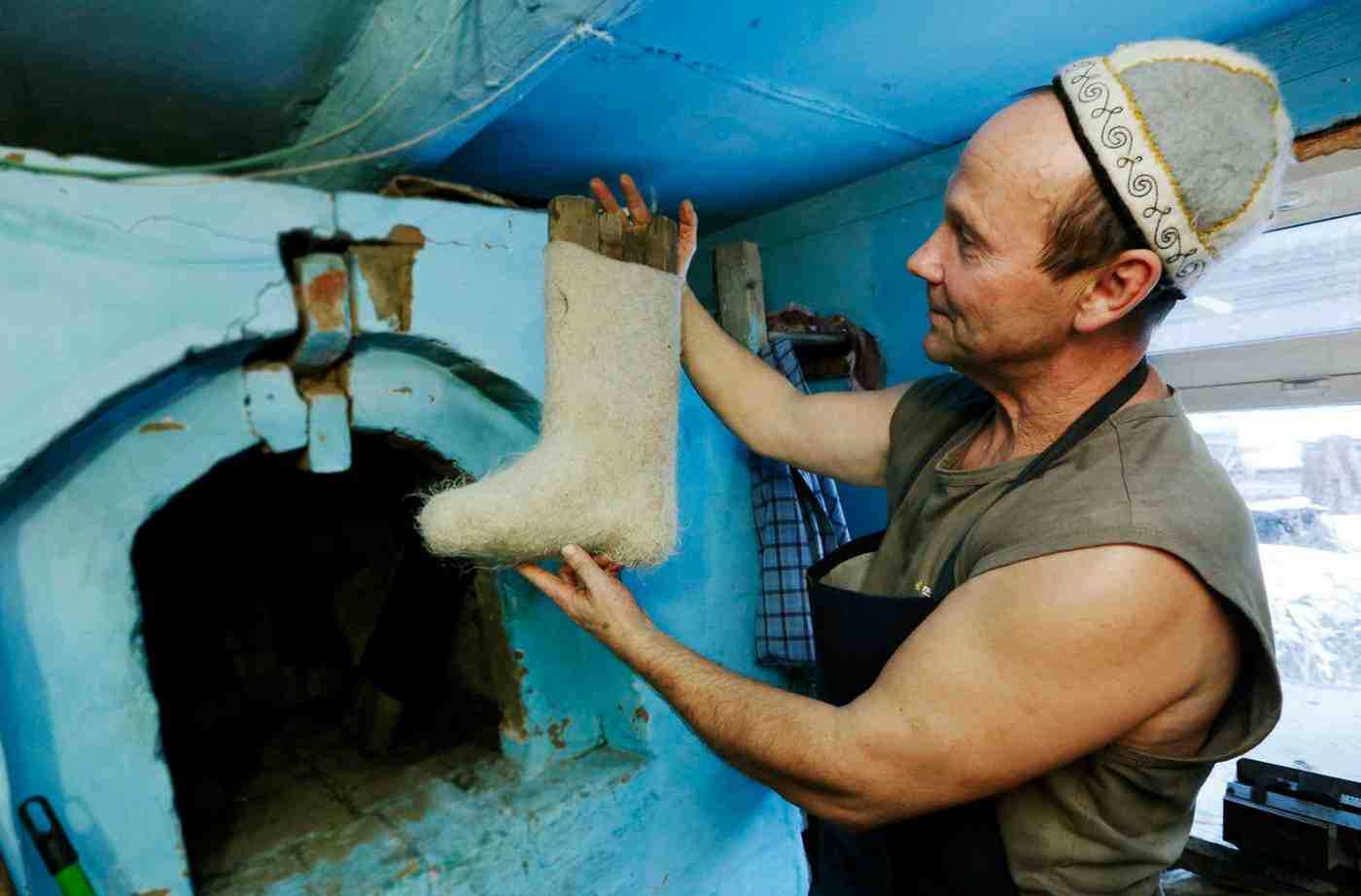 تصویر 3 از پاپوش نمدی گرم و راحت برای استفاده در خانه