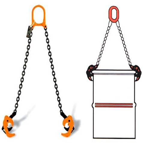 تصویر 1 از بشکه بر زنجیری ابزار مهار مکانیکی بار های استوانه ای