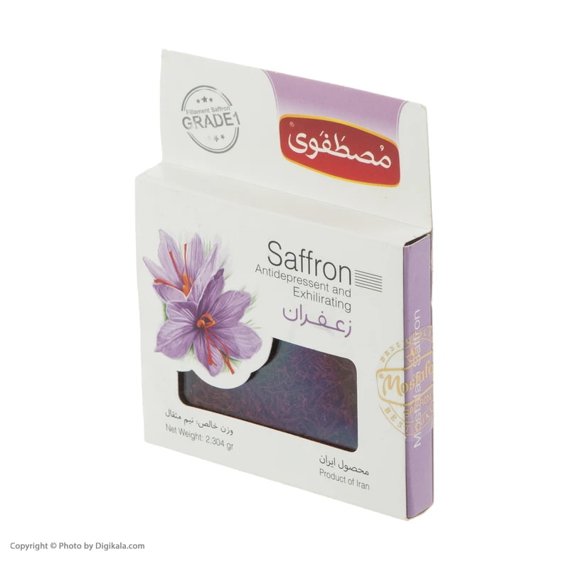 تصویر 3 از زعفران مصطفوی یک مثقالی قطعات دستچین شده با رنگ پایدار