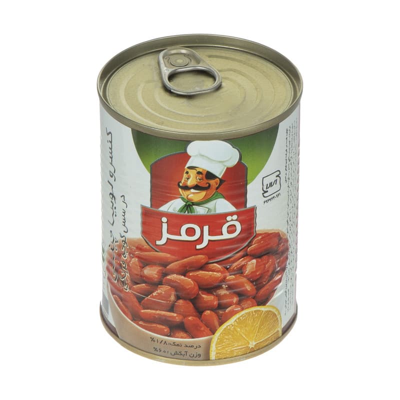 کنسرو لوبیا قرمز با سس گوجه فرنگی با طعمی طبیعی و دلپذیر
