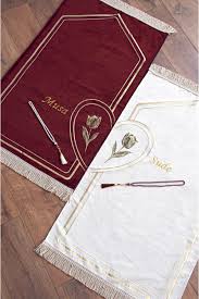 تصویر 1 از سجاده زوجین سایز بزرگ با پارچه نرم