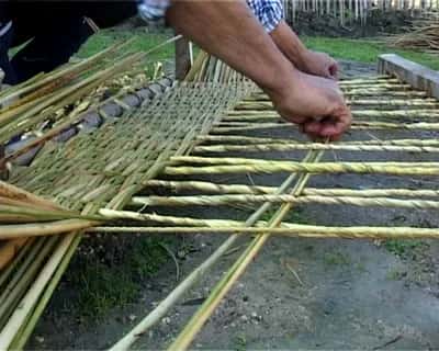 تصویر 1 از جانماز حصیری مناسب پیک‌ نیک و فضای باز