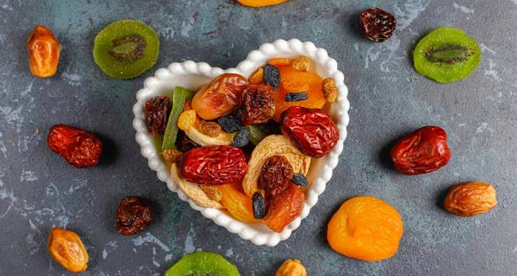 میوه خشک مخلوط بسته‌ بندی‌ شده فروشگاهی