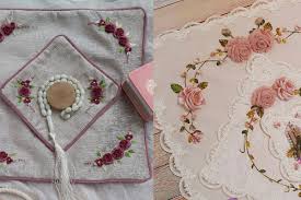 جانماز گلدوزی شده با چرخ تولید کارگاهی مناسب جهیزیه