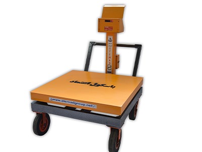 تصویر 1 از باسکول دام سبک سیار قابل حمل با چرخ های محکم