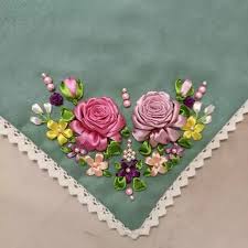 تصویر 3 از جانماز روبان دوزی بافت دستی و ظریف