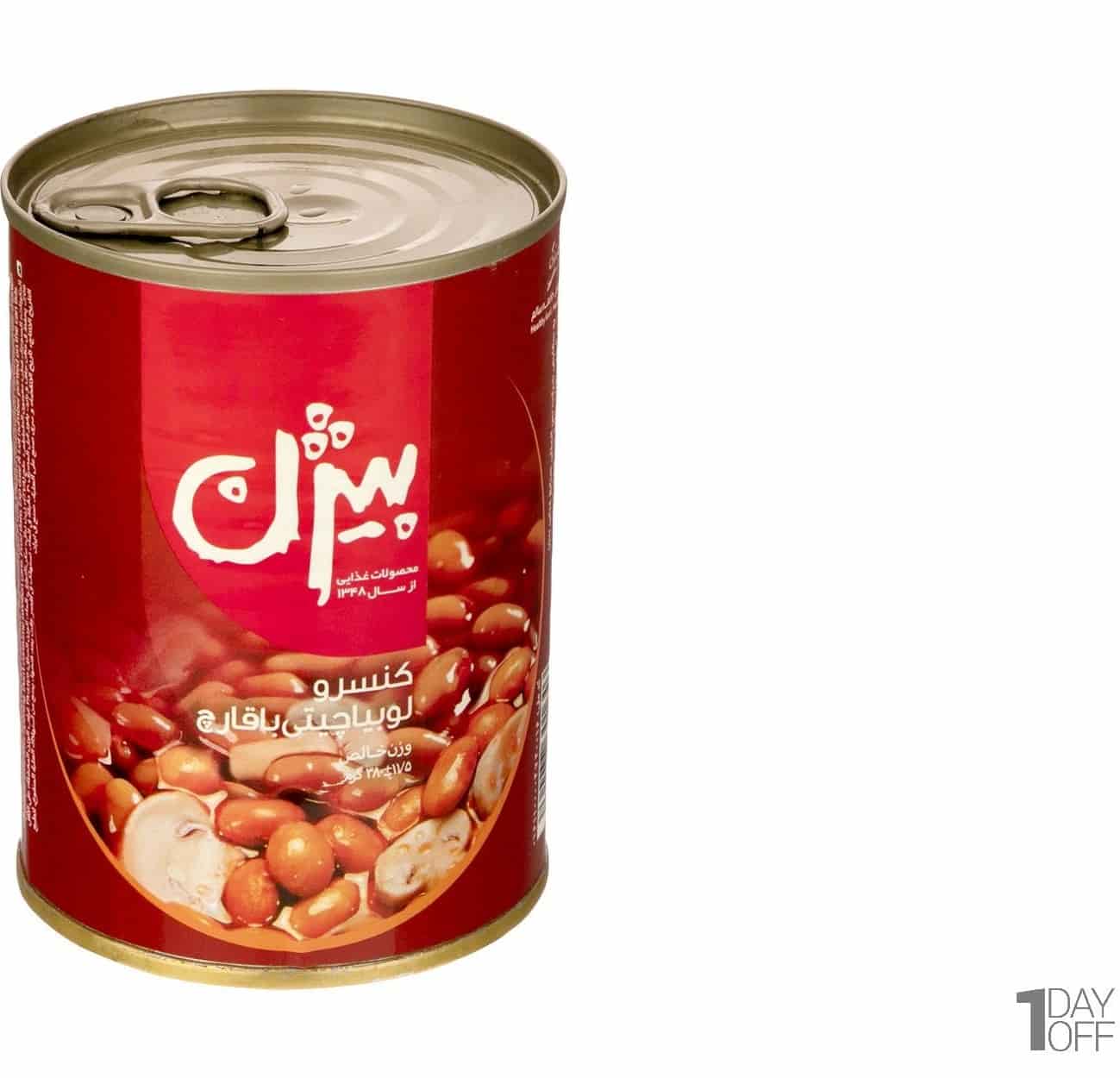 کنسرو لوبیا بیژن با طعمی متعادل و بافت نرم