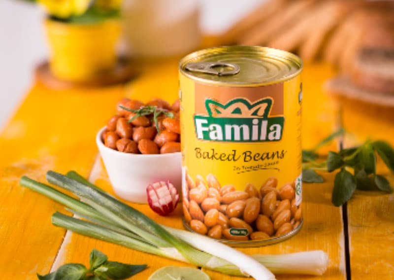 کنسرو لوبیا فامیلا بدون افت کیفیت و طعم