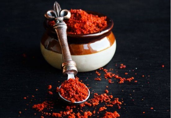 تصویر 3 از ۱) پودر فلفل کاپی آسیاب یکنواخت با رنگ زنده