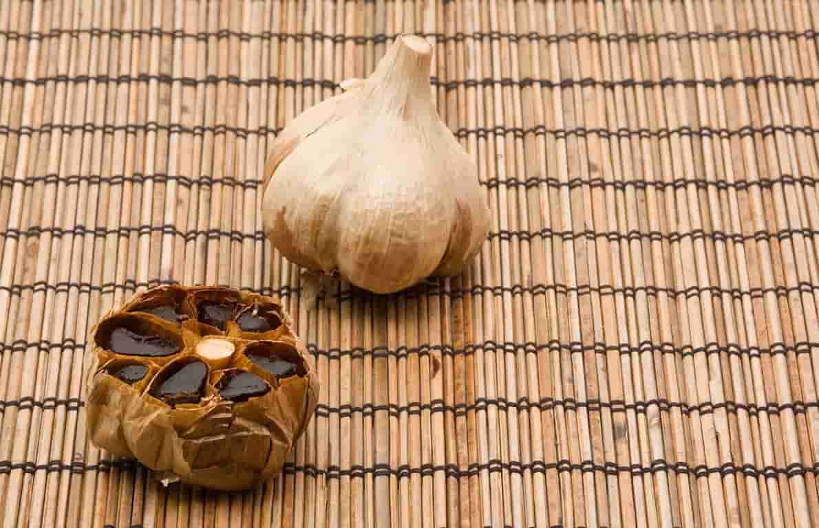 تصویر 1 از سیر سیاه پاستیلی فرآورده ای با شکل متفاوت