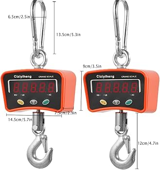 باسکول آویز 200 کیلویی با سنسور استرین گیج ژاپنی
