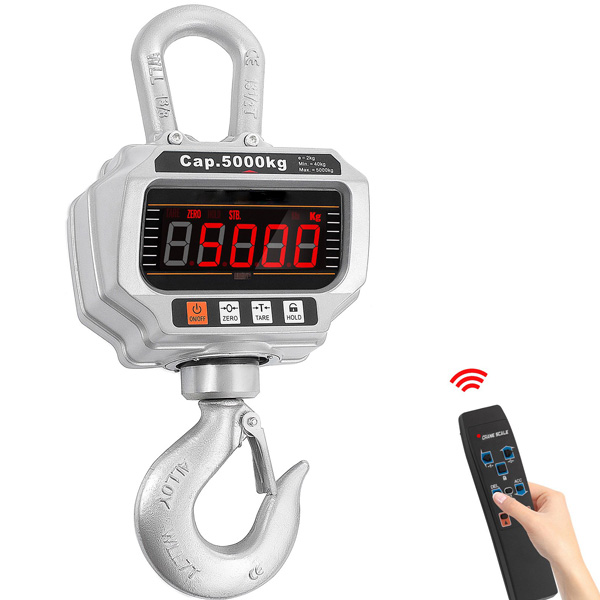 تصویر 1 از باسکول آویز ۵۰۰ کیلویی با سیستم تارا اتوماتیک برای کسر وزن ظرف