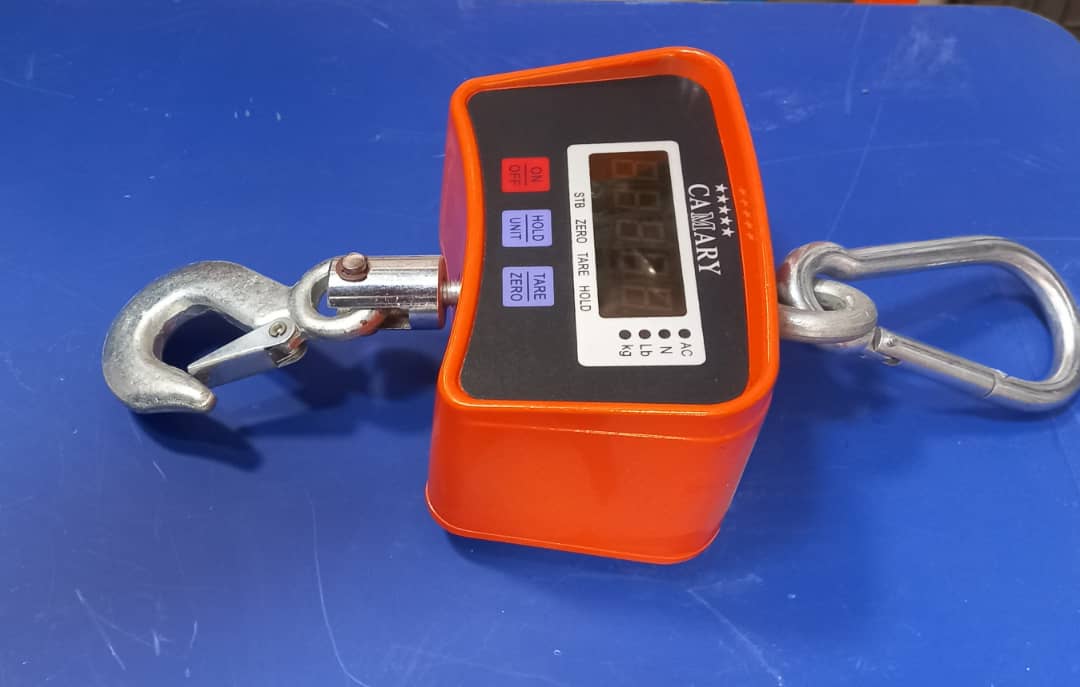 باسکول آویز جرثقیلی دیجیتال با نمایشگر بی سیم و برد ارتباطی ده متری