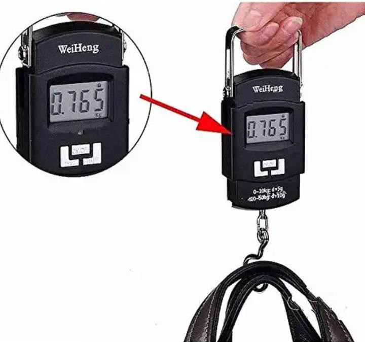 تصویر 5 از باسکول آویز با قلاب فولادی ضد خوردگی و نمایشگر LED