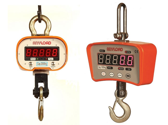 تصویر 4 از باسکول آویز با قلاب فولادی ضد خوردگی و نمایشگر LED