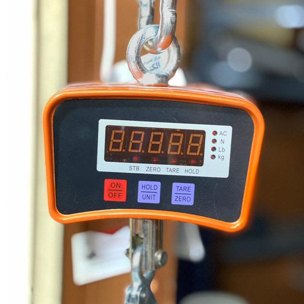 تصویر 2 از باسکول آویز با قلاب فولادی ضد خوردگی و نمایشگر LED