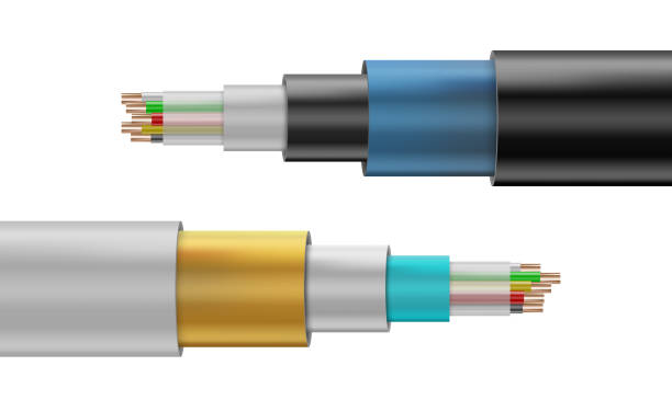 تصویر 1 از سیم کواکسیال ترکیبی با عایق تفلون حرارتی مقاوم تا ۲۰۰ درجه