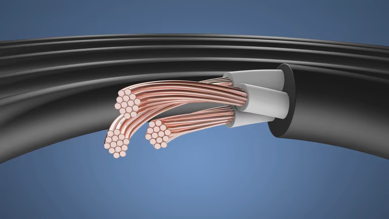 کابل کواکسیال RG 59 با ظرفیت فرکانس تا 2.4 گیگا هرتز