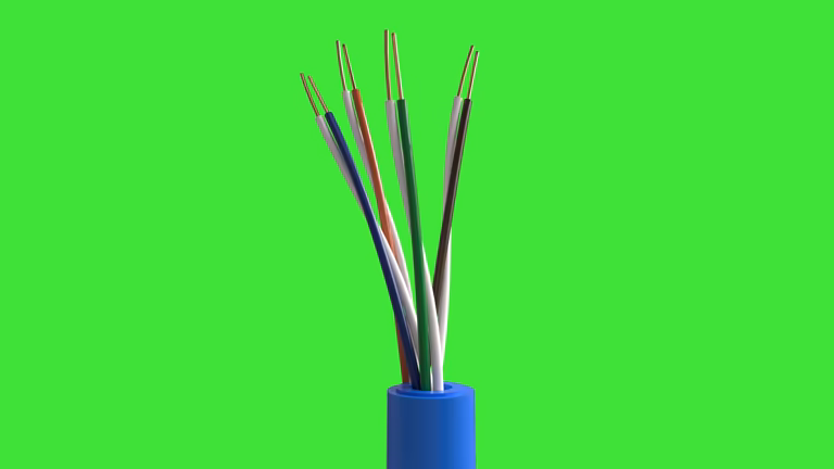 تصویر 1 از کابل کواکسیال کرمان سفید رنگ با عایق دی الکتریک فومی