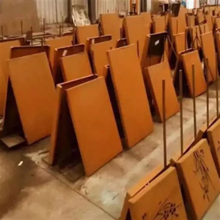 تصویر 3 از ورق فولاد کورتن نمای معماری اکسیدشونده