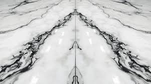 تصویر 3 از سنگ مرمریت سفید با رگه مشکی با قابلیت ساب‌پذیری بالا