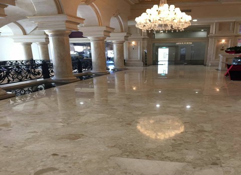 سنگ مرمریت کاپوچینو با پرداخت‌ ابریشمی ممتاز