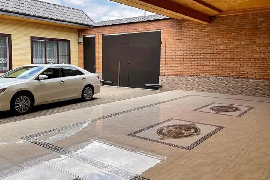 تصویر 4 از سرامیک پرسلان پارکینگی با تحمل بار ثابت