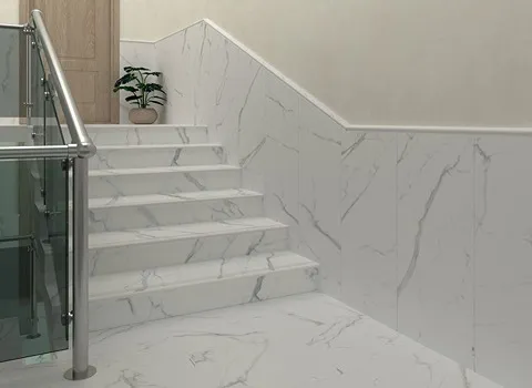 تصویر 4 از سرامیک پرسلان پله با سطح کنترل شده تردد