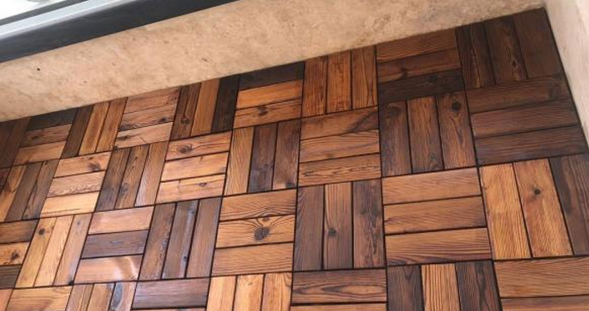 تصویر 1 از سرامیک پرسلان کف تراس با ضخامت مناسب و چسبندگی بالا