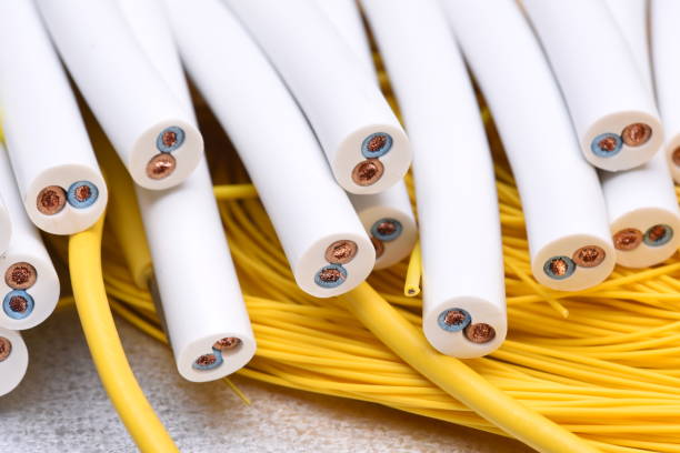 کابل کواکسیال برق با رنگ های متنوع و کد گذاری استاندارد