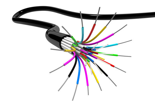 تصویر 2 از کابل کواکسیال تلفن با کانکتور RJ 11 و اتصال آسان به مودم و تلفن