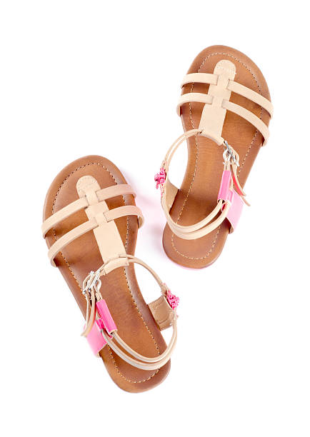 تصویر 5 از صندل دخترانه بندی با بند چسبی قابل تنظیم و زیره فومی نرم