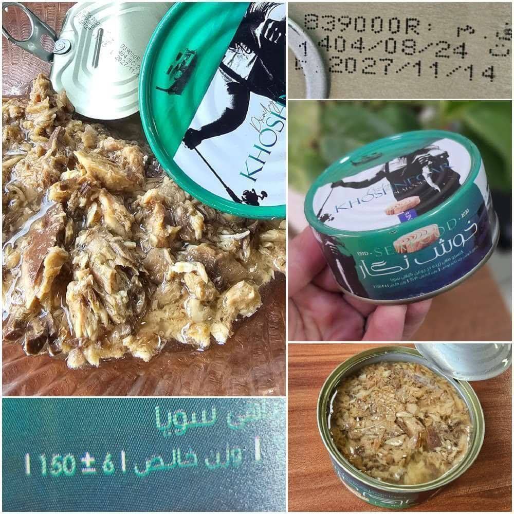 فروش عمده کنسرو تن ماهی خوش نگار