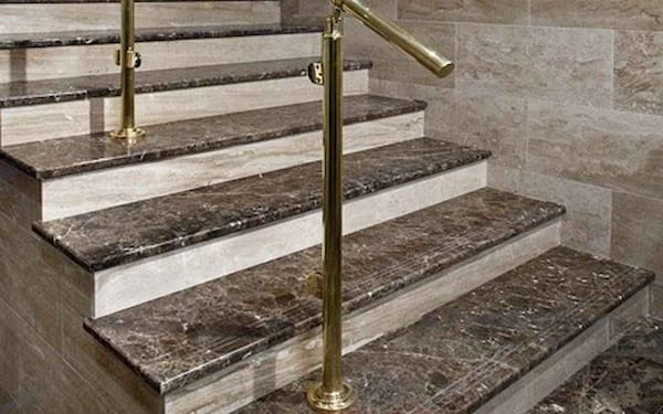 سنگ مرمریت پله اداوی با ضخامت‌ سفارشی مقاوم