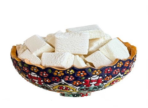 بستنی خشک سفید مناسب کافی‌شاپ‌ ها و رستوران‌ ها